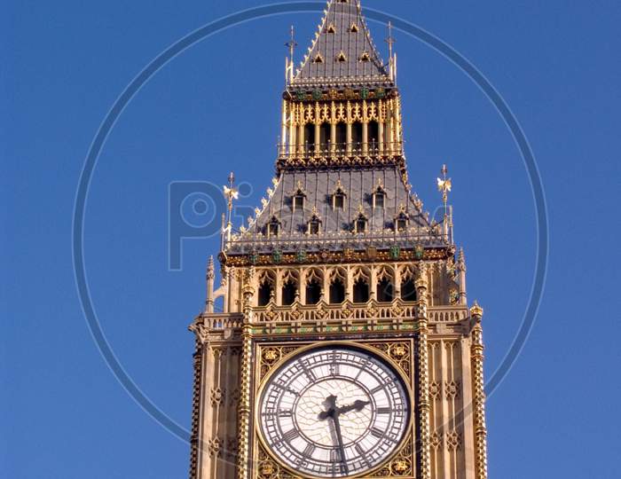 Clock Tower In England