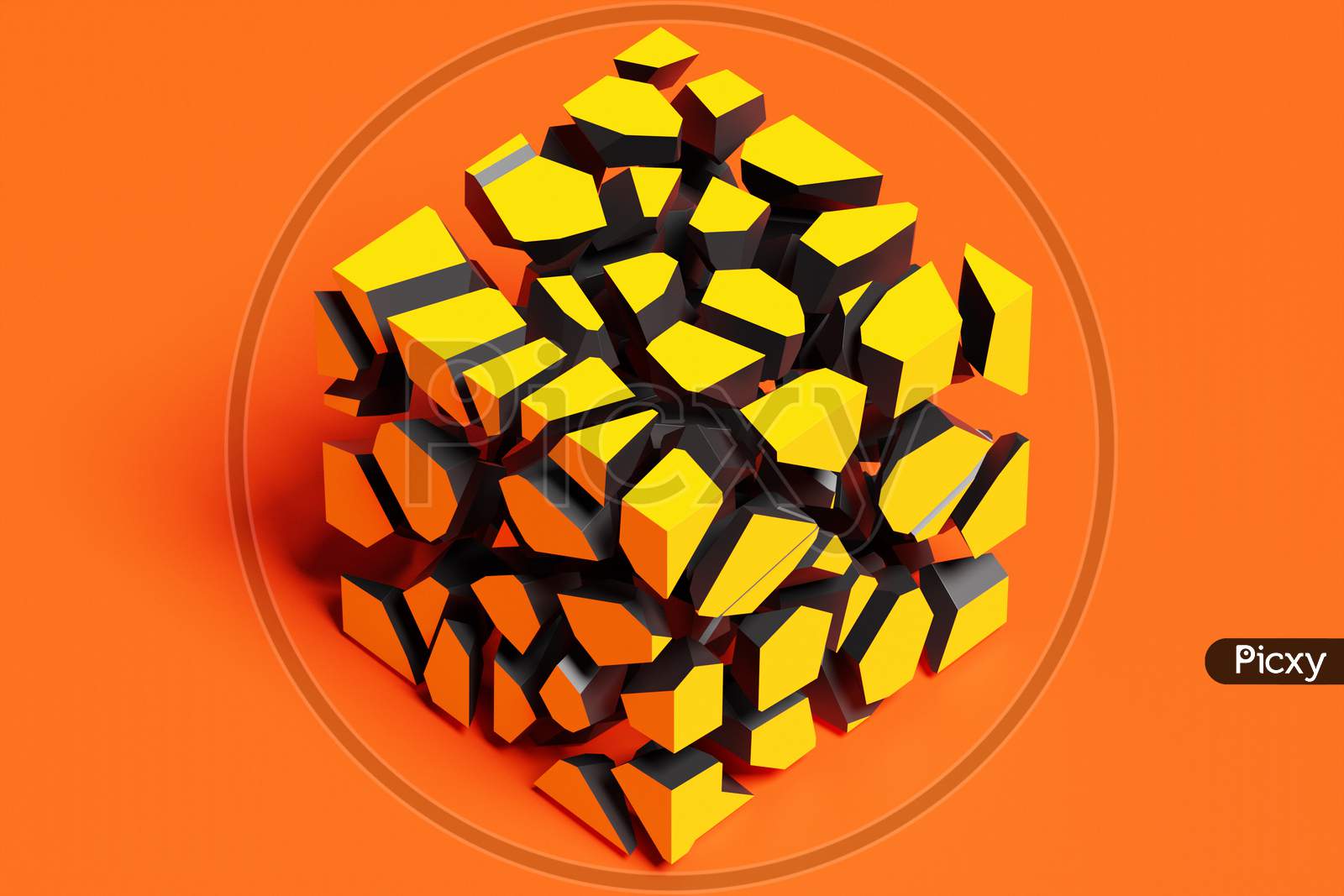 image-of-3d-rendering-of-a-volumetric-shape-of-a-cube-the-geometry-of