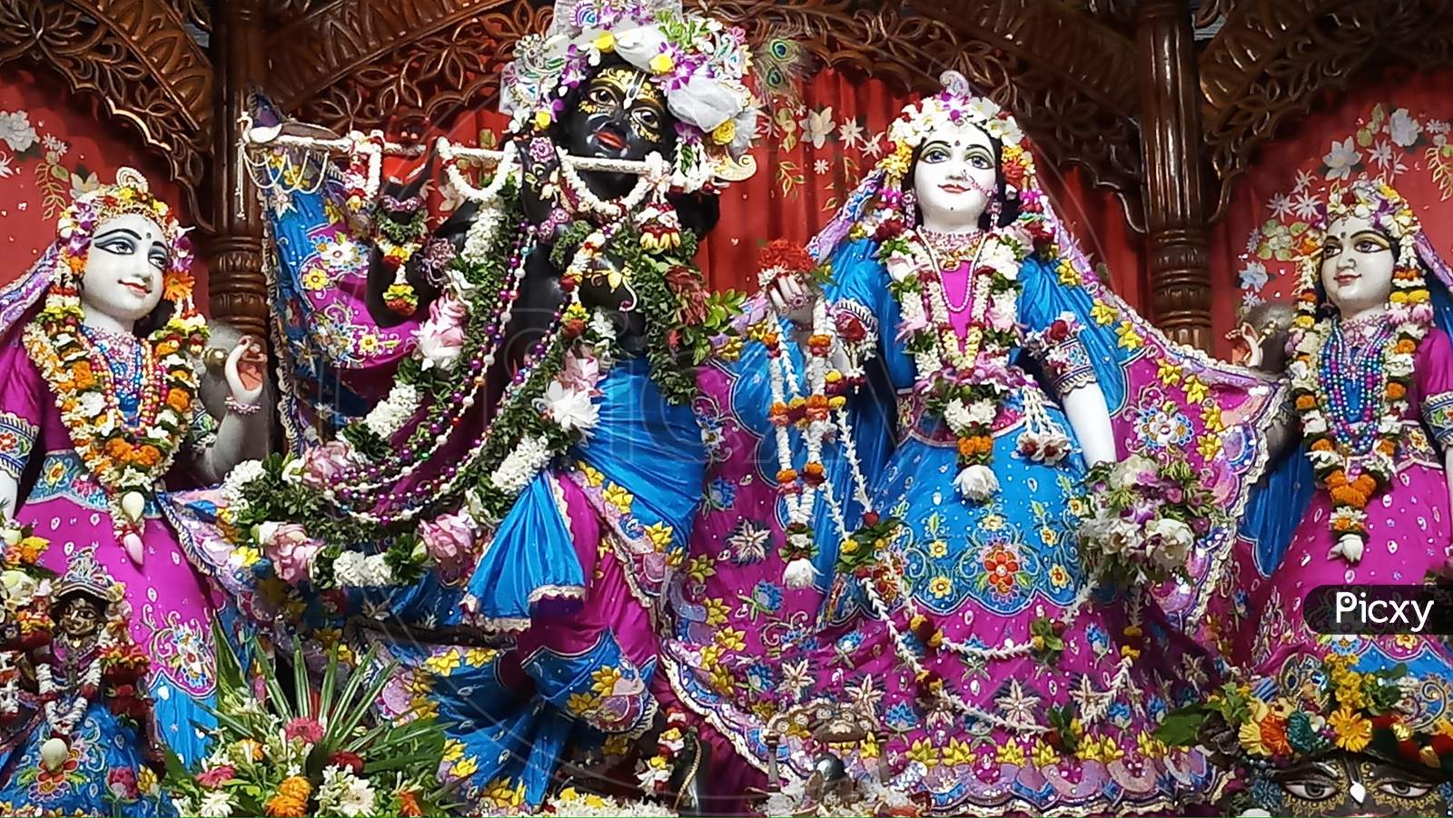 Radha Krishna During Janmashtami
