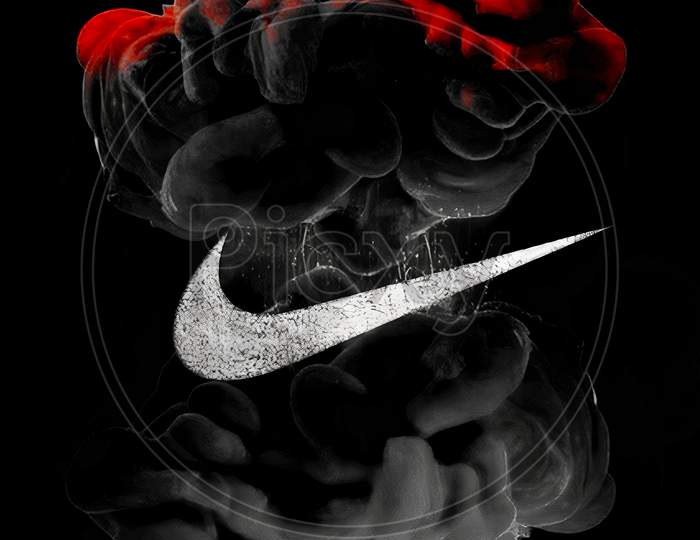 Nike Smoke Wallpaper 8K Full HD