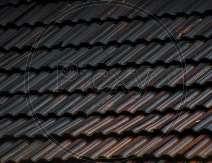 Pattern Created By Roof Tiles