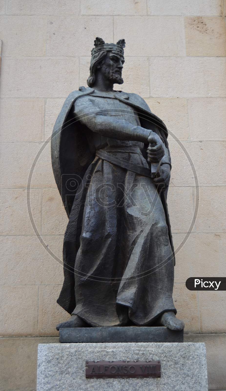 Statue In Homage To King Alfonso Viii "The Nobleman".