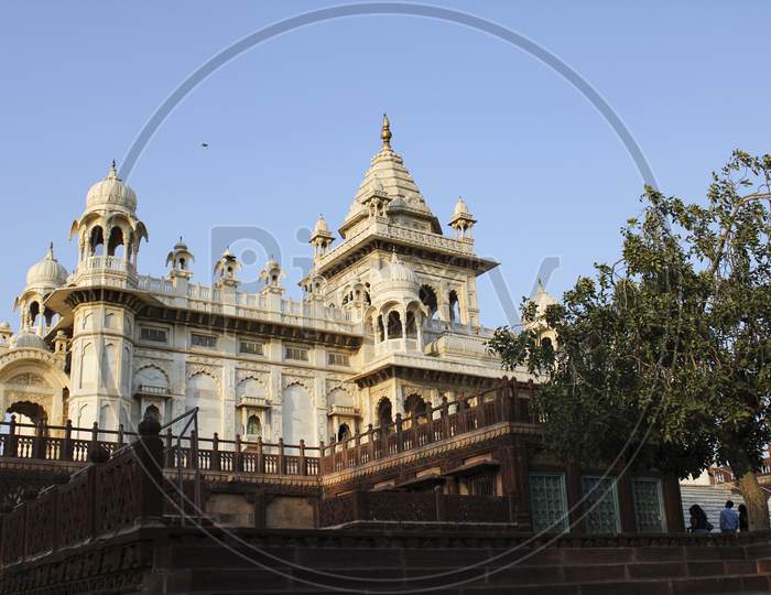 Jaswant Thada Is A Cenotaph Located In Jodhpur, In The Indian State Of Rajasthan. Jaisalmer Fort Is Situated In The City Of Jaisalmer, In The Indian State Of Rajasthan