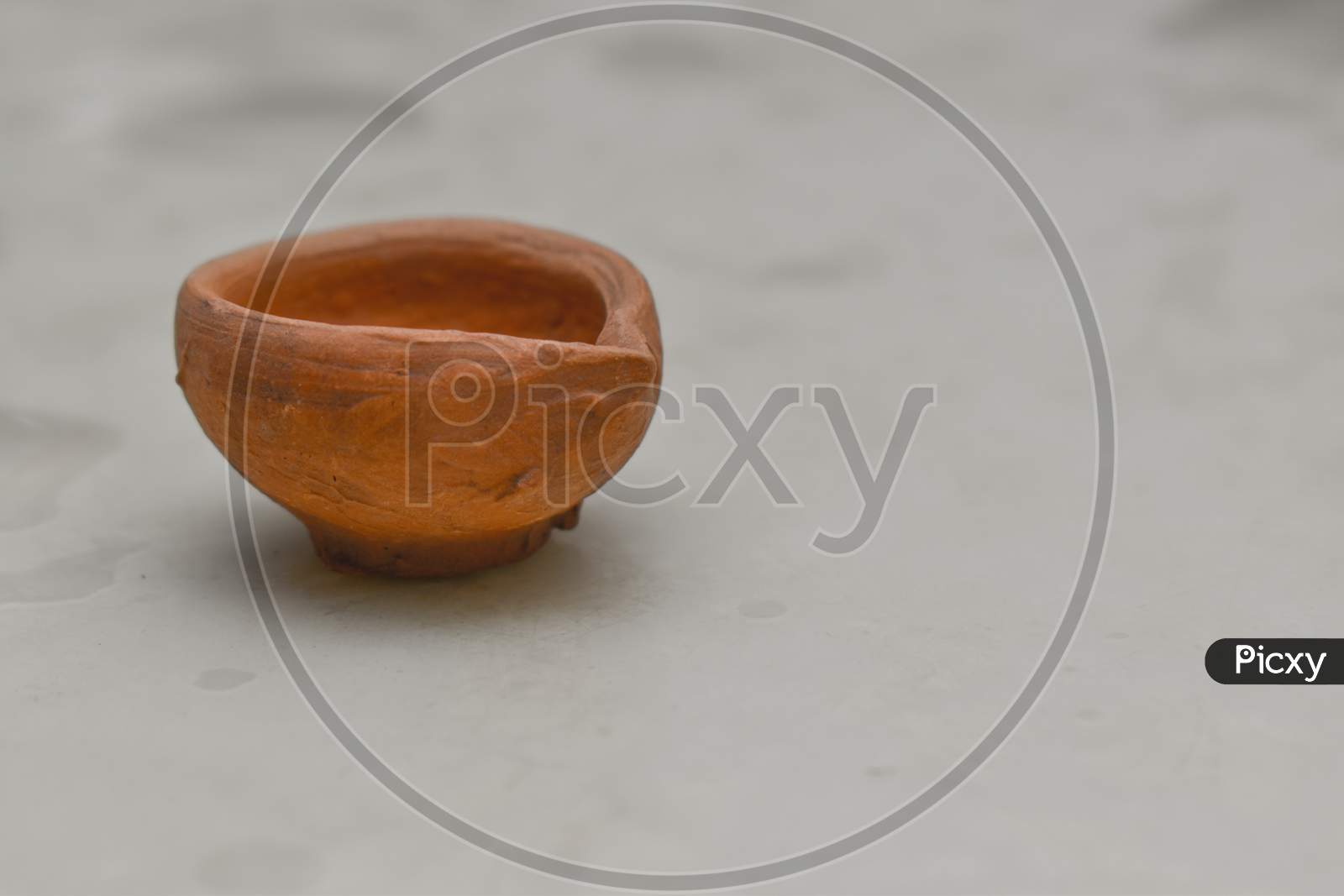 Indian Clay Oil Lamp Or Diya For Diwali Festival Use To Decorate Home,Temples And Other Places.
