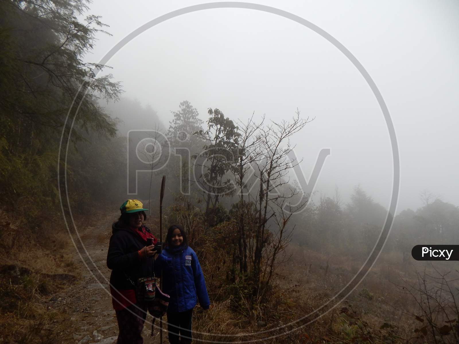 Trek in Singalila Range, Sikkim, India