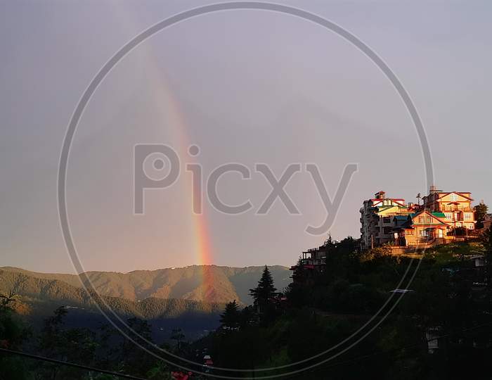 Rainbow in Shimla.