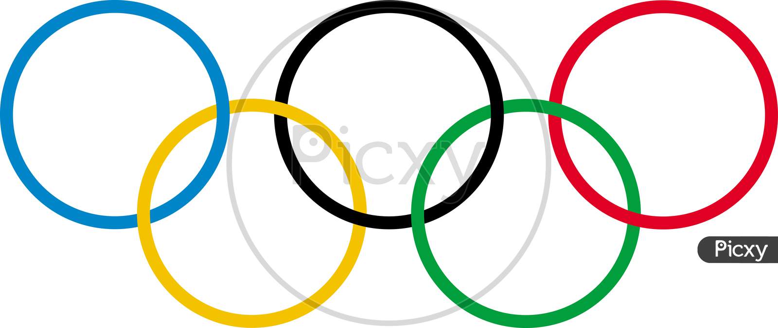Olympic rings Five Olympic rings icon black color vector illustration flat  style simple image Stock Vector Image & Art - Alamy