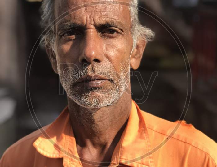 Indian old man