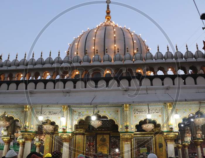 New Delhi India – Sunday, 10 February 2019 Basant Panchami  Festival Celebrated at Hazrat Nizamuddin Dargah, ancient India, Dargah, Sufism, people, heritage, culture, tomb, shrine, spirituality, tomb, color, culture