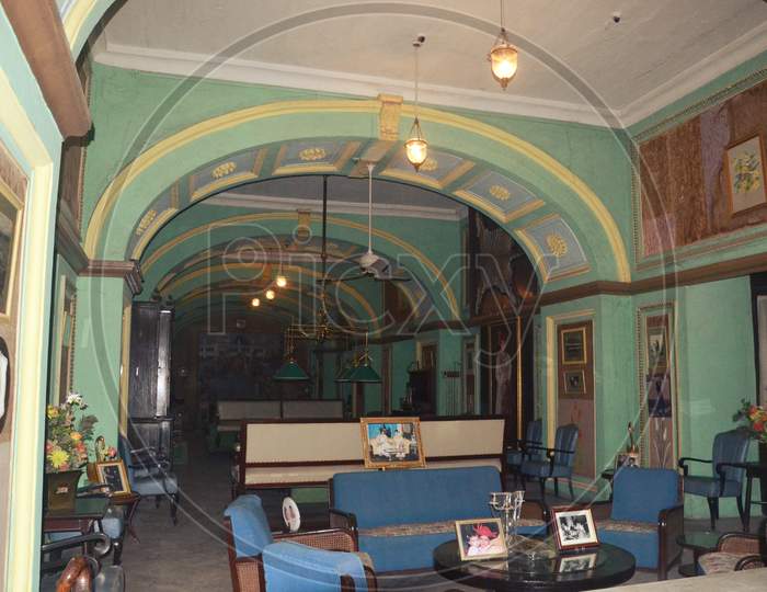 interior of jai vilas palace gwalior,madhya pradesh