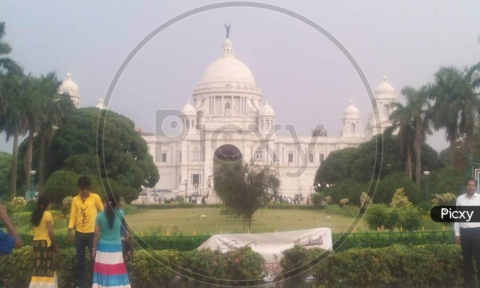 Victoria Memorial at kolkata.Its a Editorial Photo don't use it as a commercial photo.