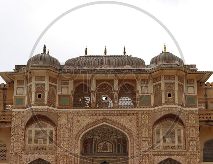Amer Fort Jaipur Rajasthan Ganesh Pole Gate.