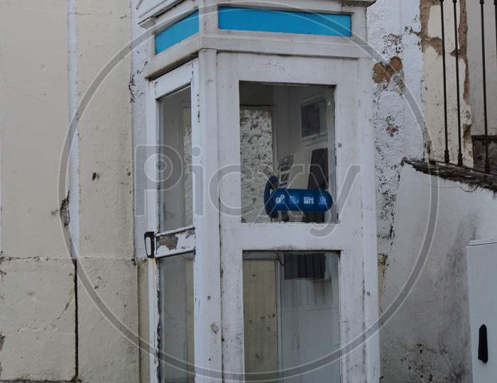 Old telephone booth that still survives on a street