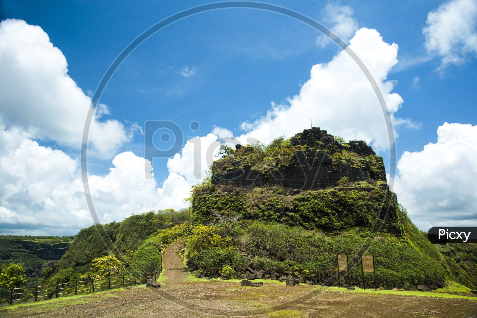 Image of Maharashtra Historical Place Rangana Fort Konkan Border ...