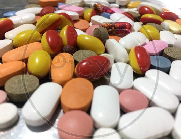 Medicines stock photo