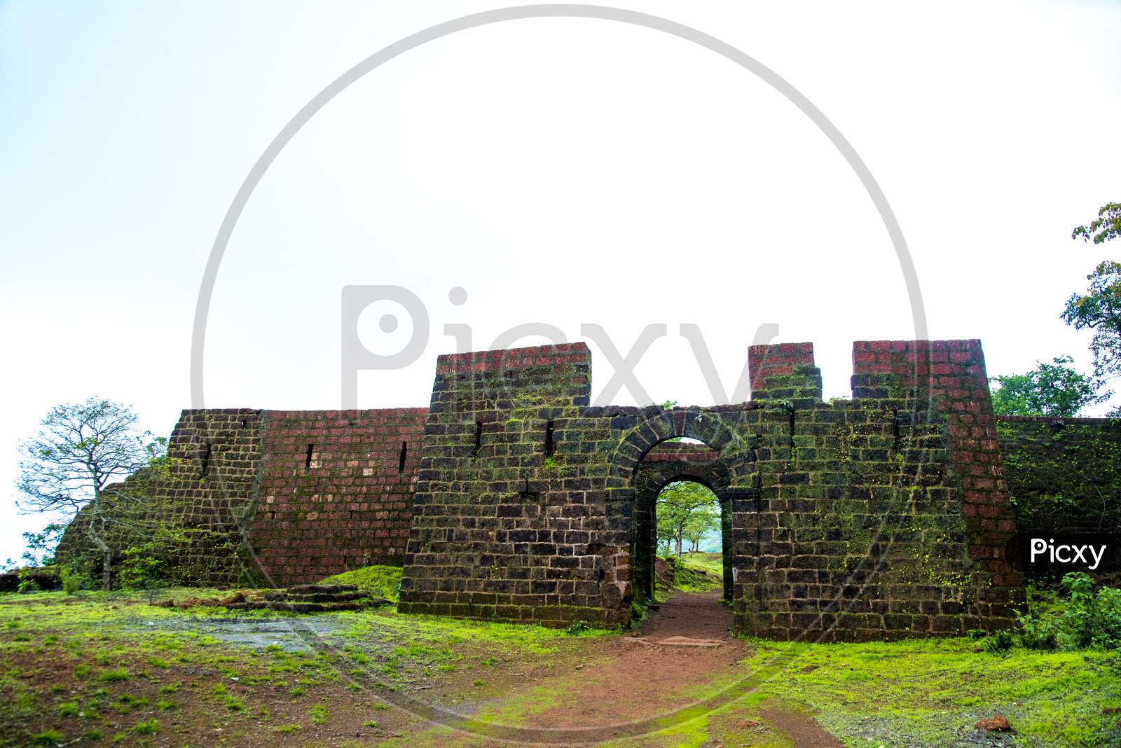 Image of Maharashtra Historical Place Rangana Fort Konkan Border ...