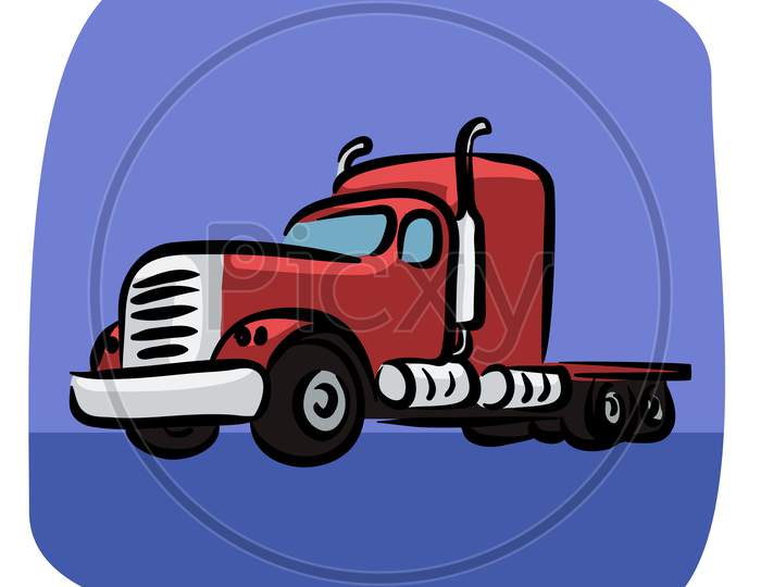 Tractor Truck Illustration