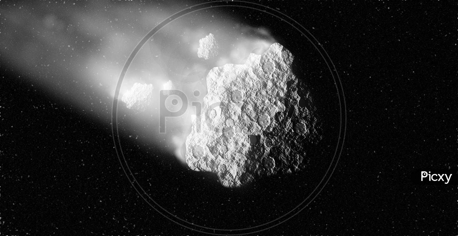 An asteroid | A comet | End of the world