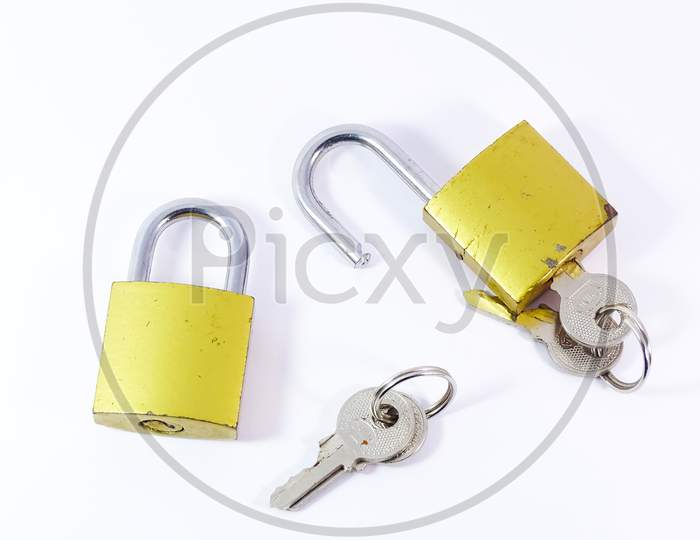 The keys in the lock
