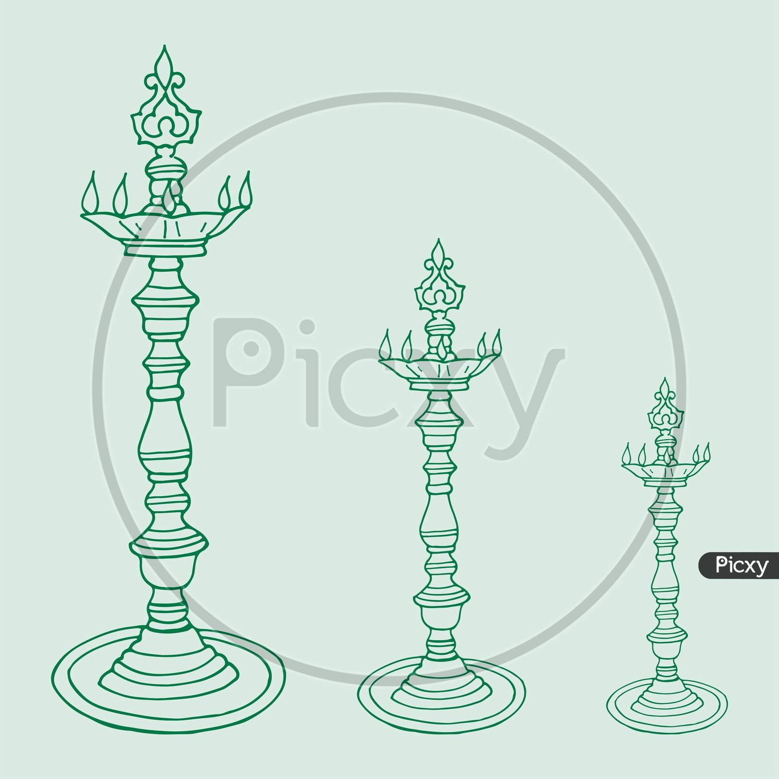 Table Lamp Hand Draw Color Royalty Free SVG Cliparts Vectors And Stock  Illustration Image 27700135