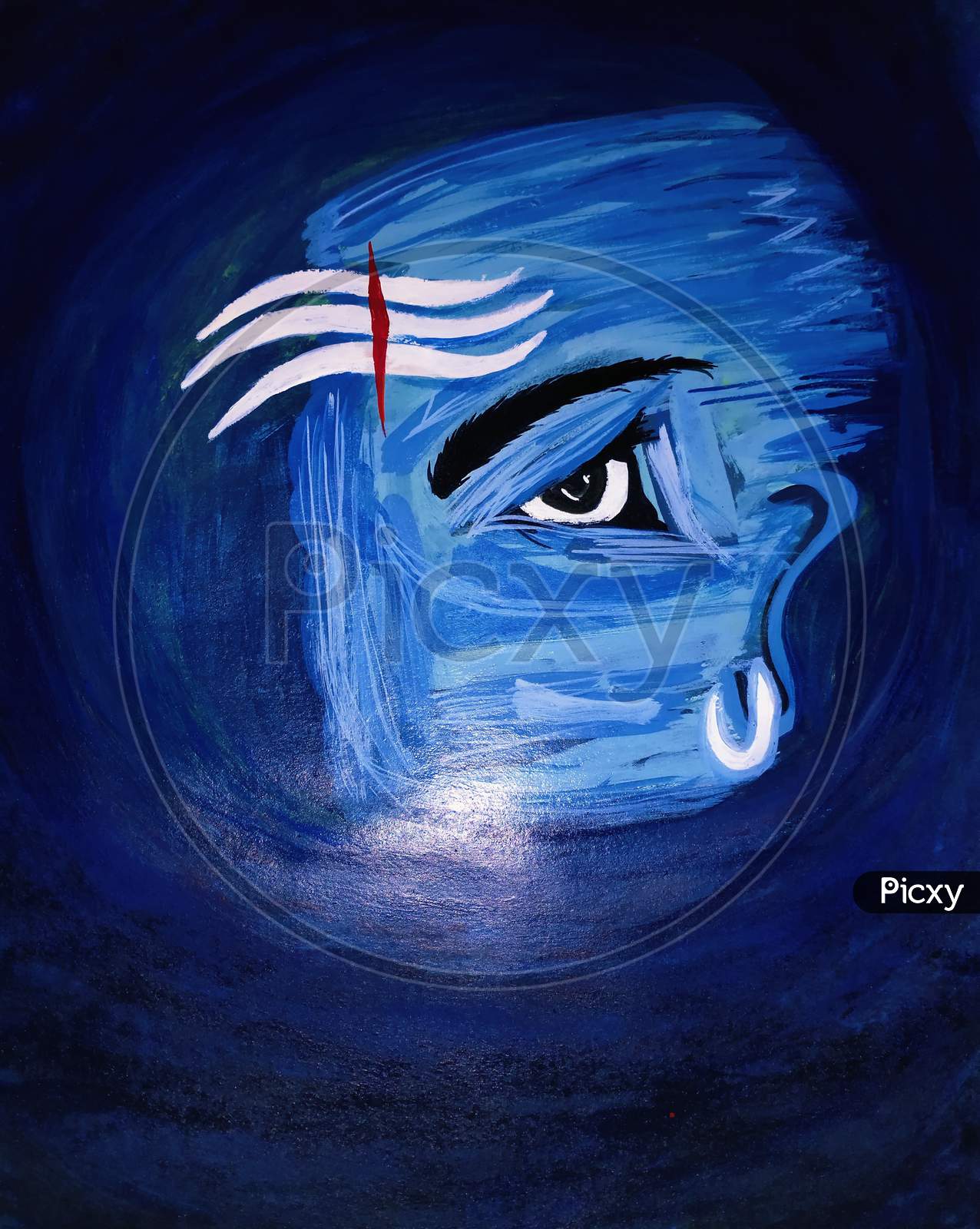 Lord Shiva painting 🎨