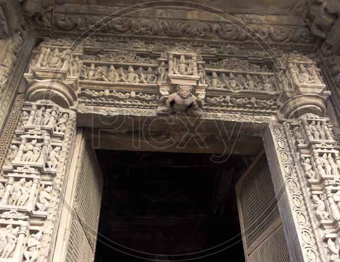 Carved Stone Door Frame
