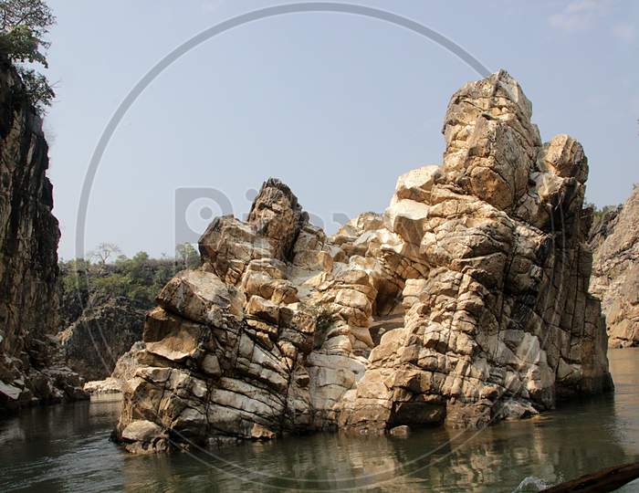 Island Of Marble Rock