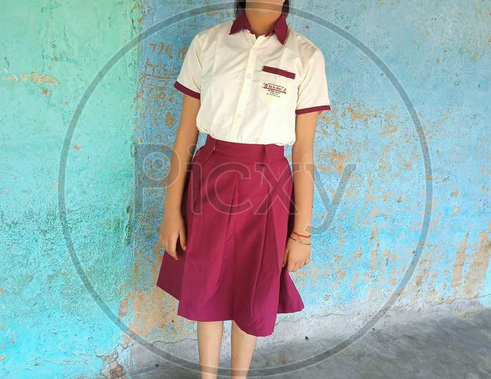 Jharkhand Government school dress girl