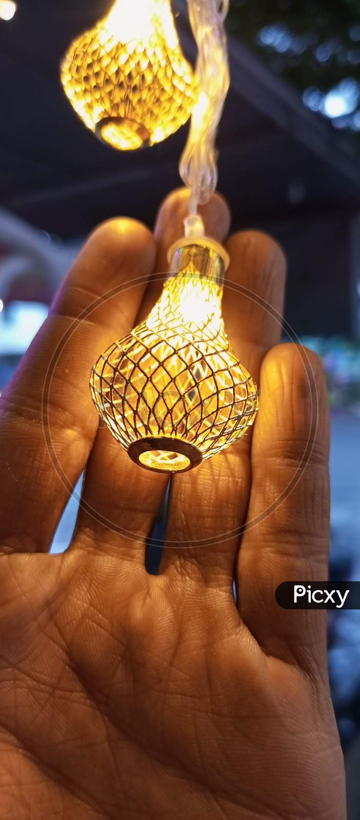 Metal lighting for diwali decoration