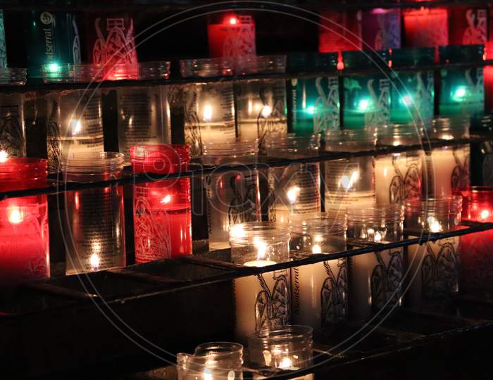 colourful candles