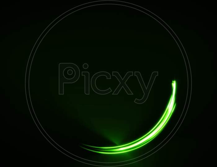 Green Glowing Overlay Image