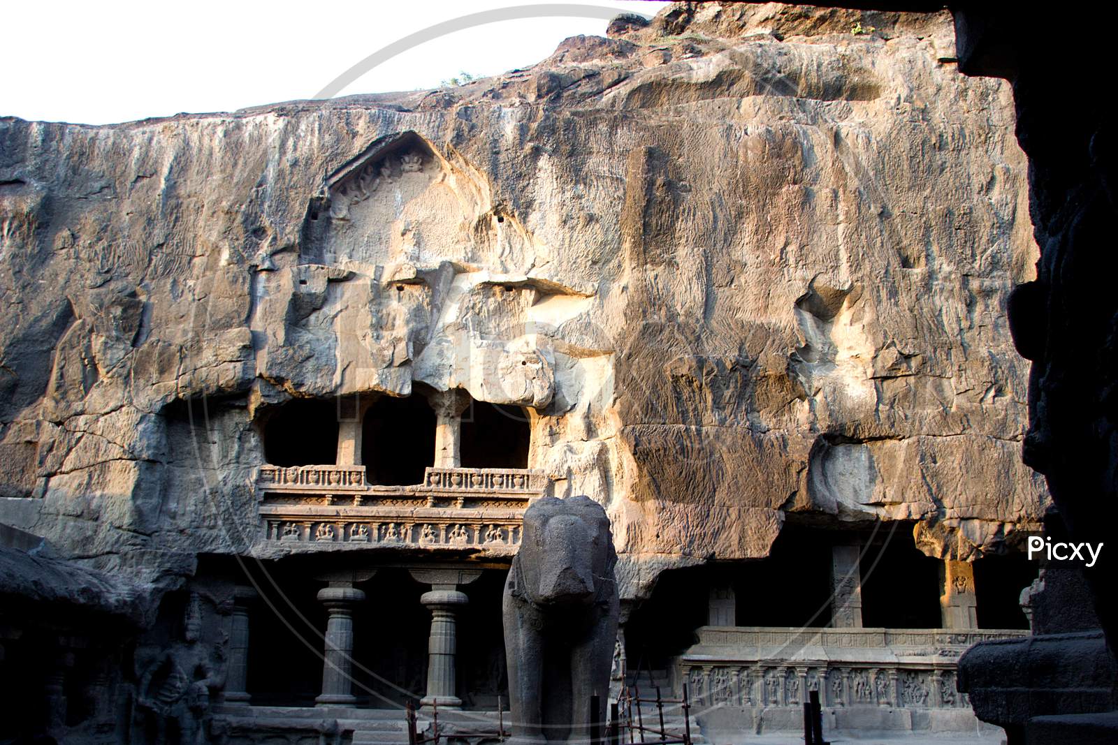 Section Of Kailash Temple, Ellora