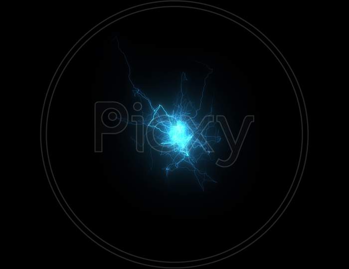 Electricity Power Effect Overlay Image