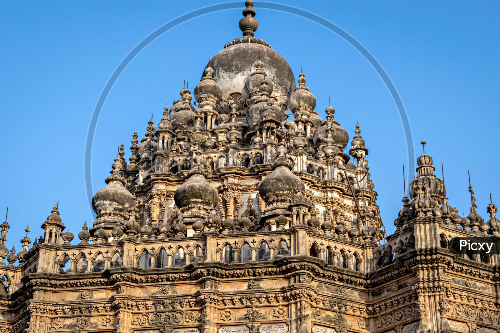 Top Dome Of Mahabat Maqbara Palace, In Junagadh, India.