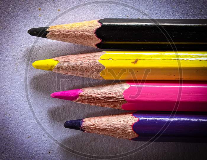Creative Coloured Pencil, coloured pencil photography