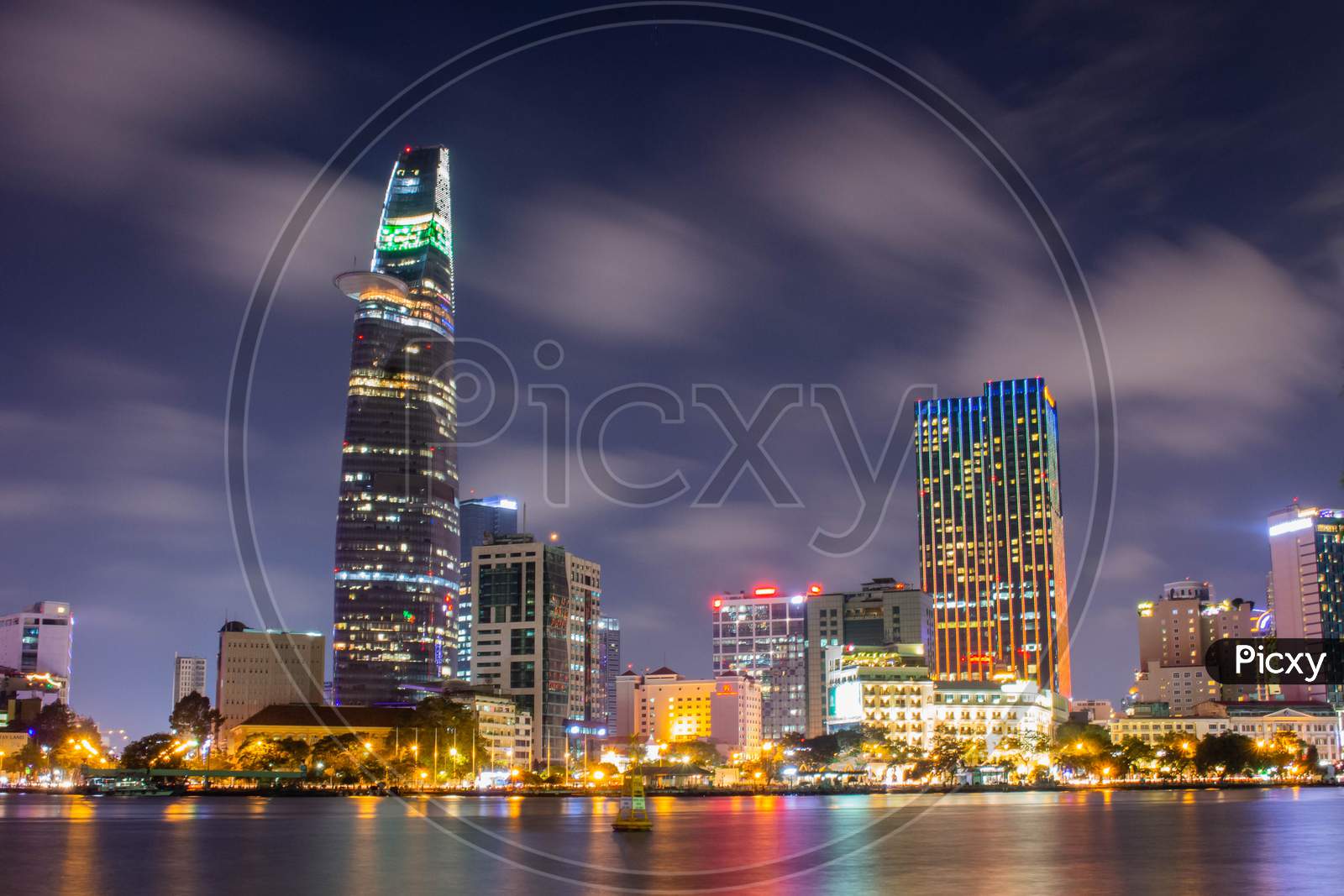 Ho Chi Minh City Night Scene, Vietnam