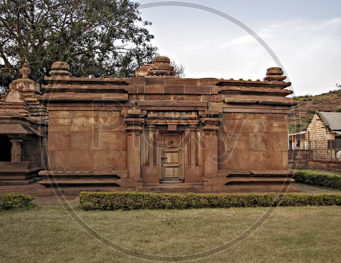 Ancient Stone Made Temple House In Badami, Karnataka, India