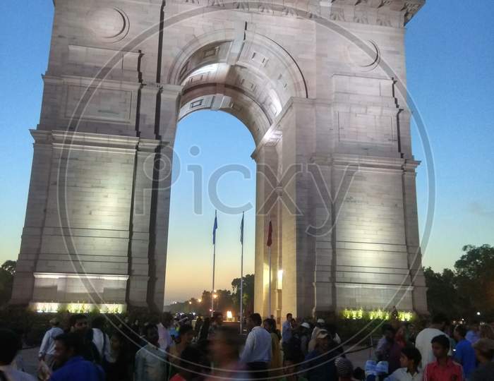 The iconic India Gate in New Delhi