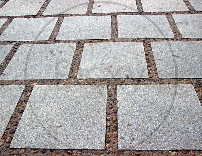 Granite Stone Pavement Pattern