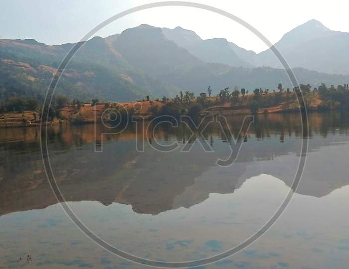 Nature lake Bhanderdara