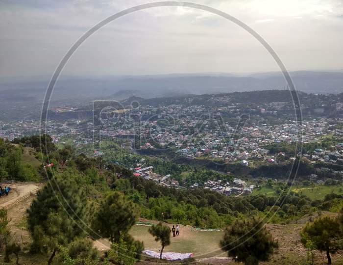View of Dharamshala from IndruNag top