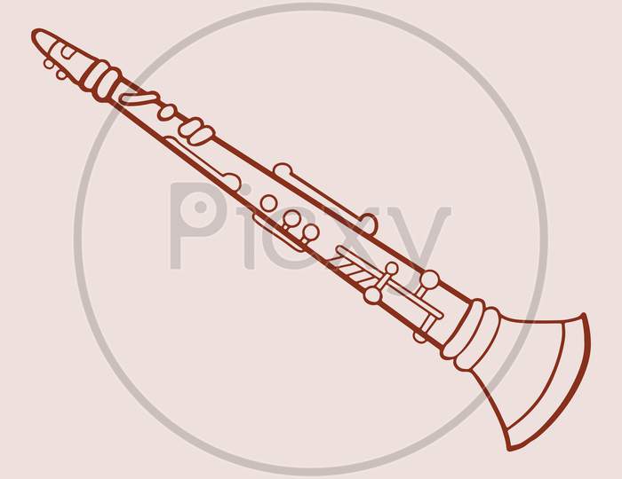 Image of Sketch Of Indian Traditional Music Instruments Shehnai, Dol, Tabla  Editable Outline Illustration-EI780066-Picxy