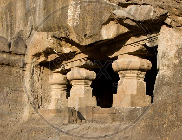 Entrance Of Cave Temple, Ellora