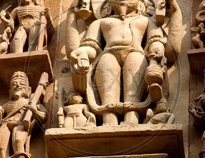 Statue Of Brahma, Khajuraho