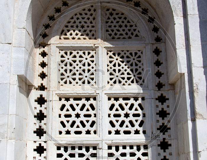 Grandeur Of Window Frame, Mandu