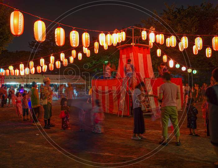 Bon Odori Image Of Summer Festival