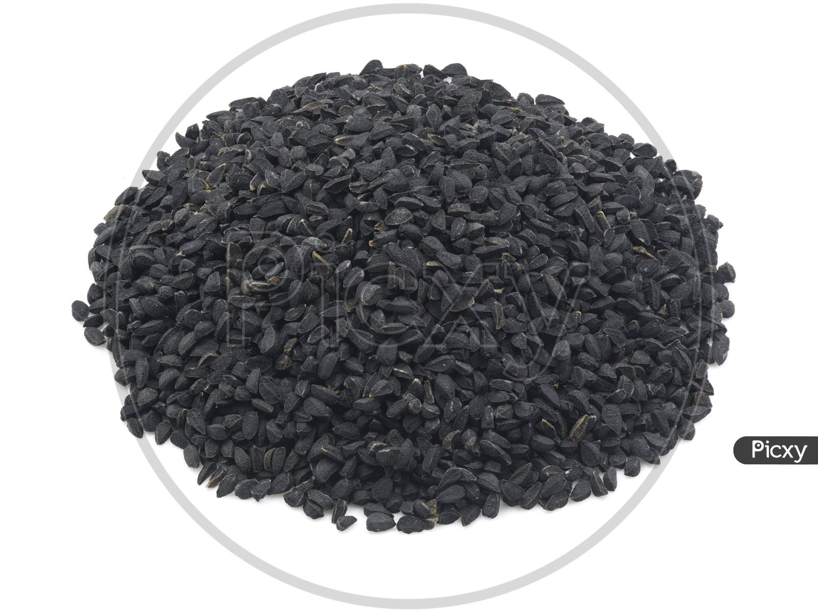 Heap Of Black Cumin Seeds