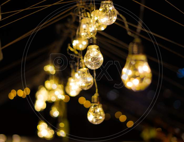 Stylish Image Of The Light Bulb (Incandescent Lamp)