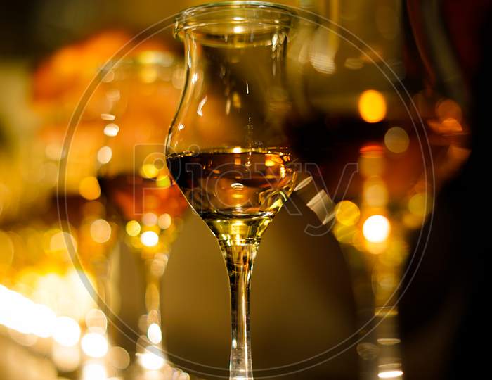 Image Of Stylish Wine Glass