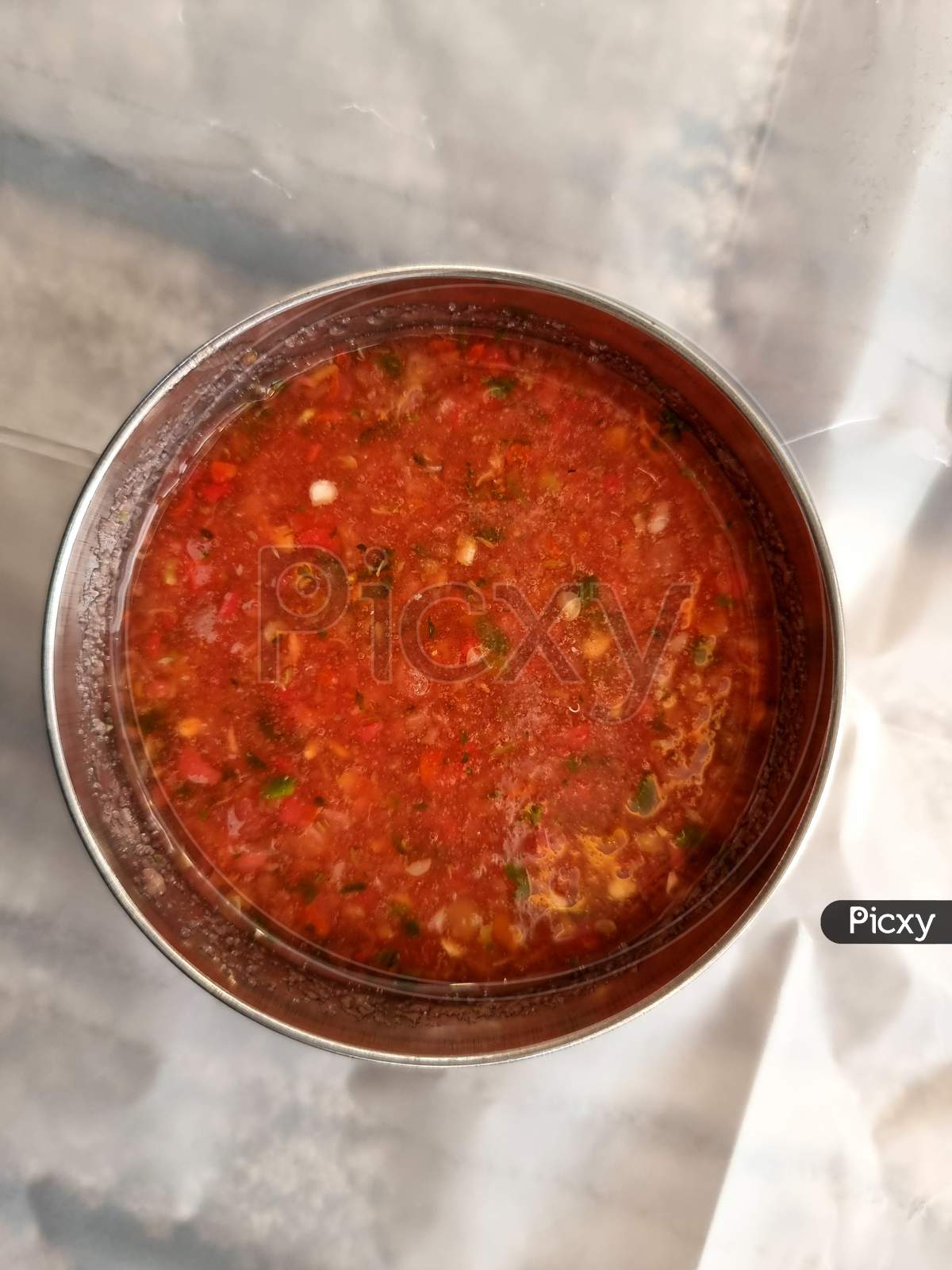 Tomato chutney for Mandi Dish